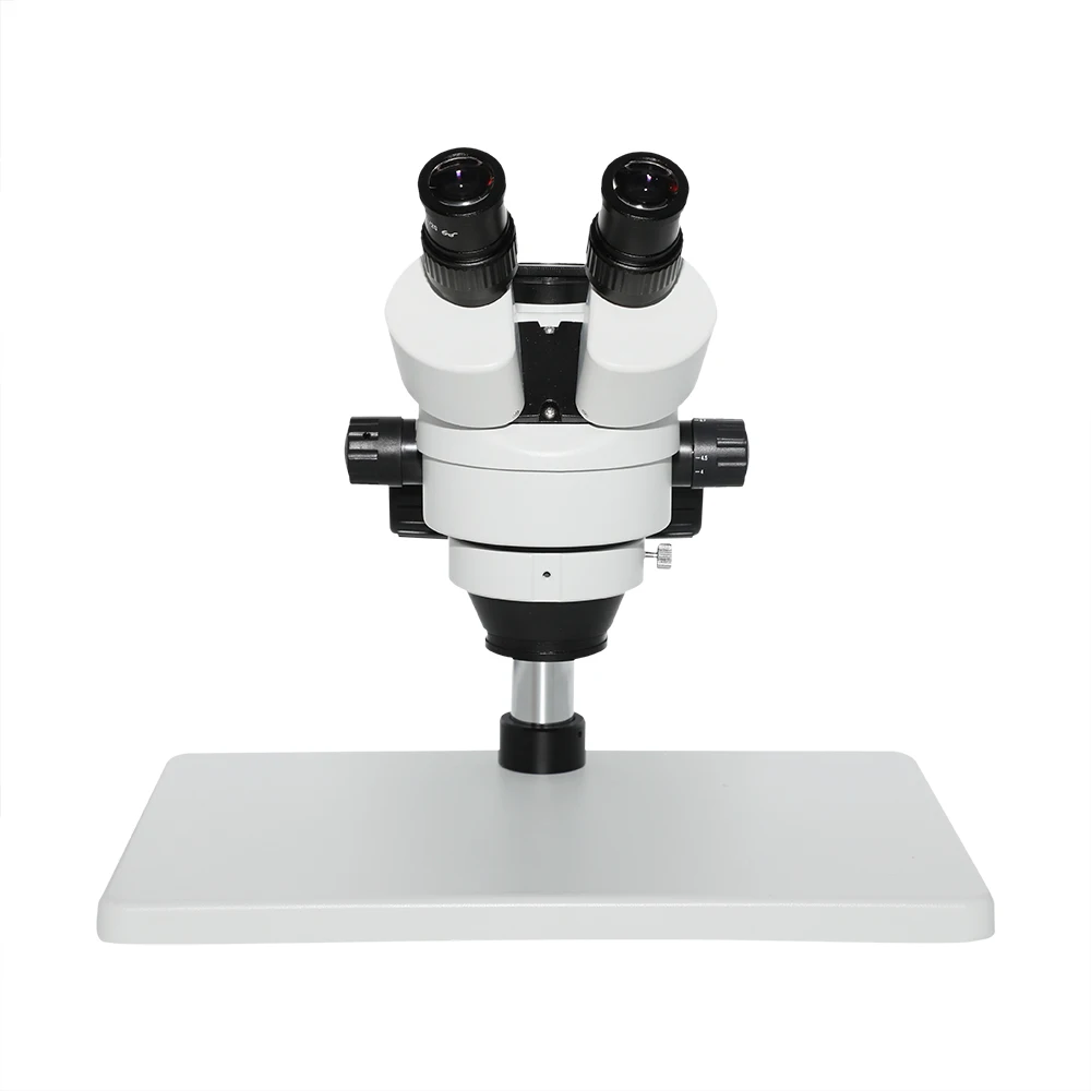 Microscopio Trinoculare Xsz7045-B3 Zoom 7X-45X Microscopi Stereo Per Ispezione Pcb Led