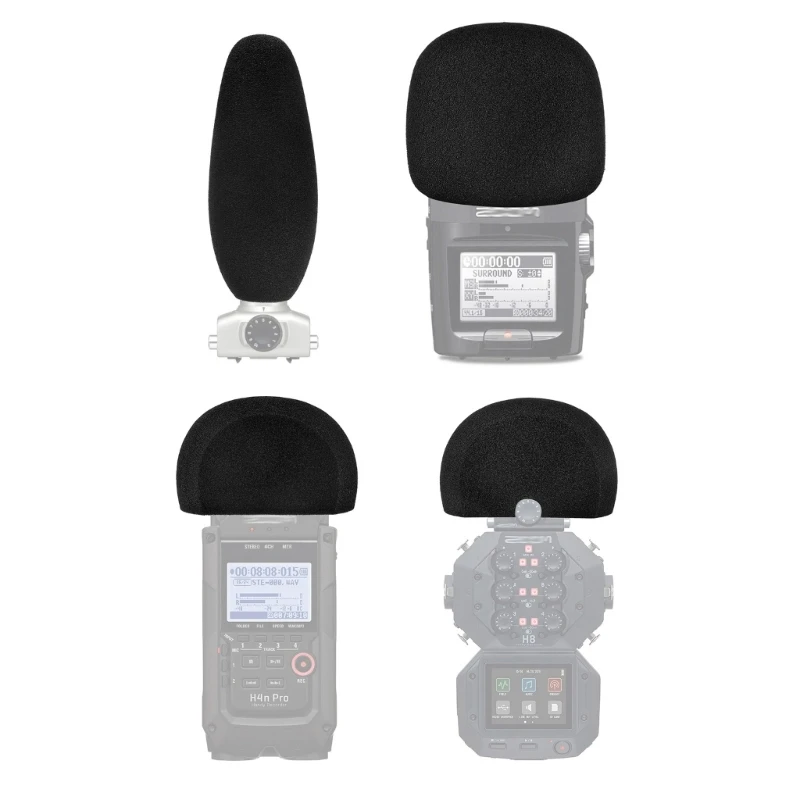 Schiuma Antivento Leggera Per Zoom Sgh-6/H2N/H4N H5 H6 H8 Xyh-6 Record Parabrezza Drop Shipping