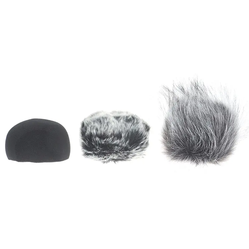 Vendita Calda 1Pc Foam Mic Wind Cover Furry Parabrezza Muff Per Zoom H5 H6 Recorder Microfono