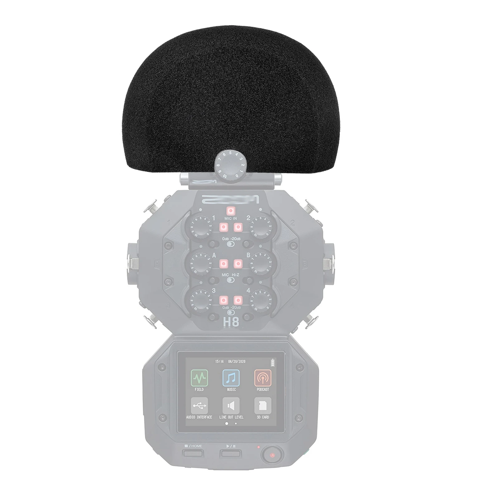 Per Zoom H5/H6/H8/Xyh-6/Xyh-5 Copertura Antipolvere Per Microfono Copertura In Spugna Per Parabrezza