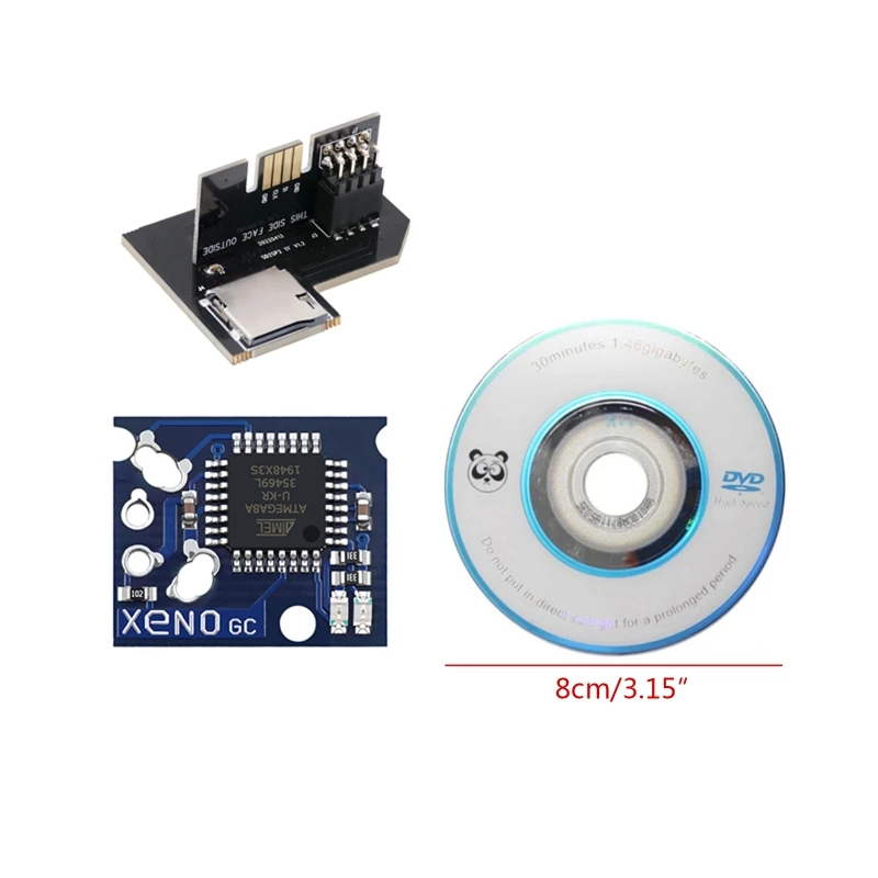 Compatibile Con Ngc Ntsc Gamecube Game Accessories Kit Sd2Sp2 Micro Sdcard Adapter Disc Dvd Xeno Gc Chip Gaming Set Y3Nd