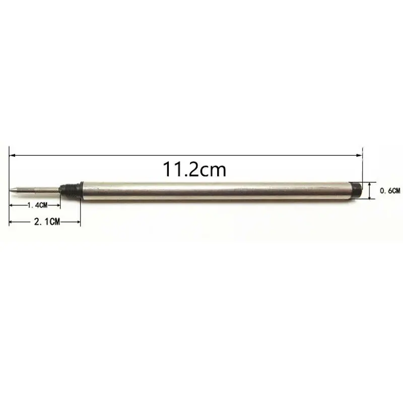 113Mm X 6Mm 0.5 Tip Rollerball Pen Ricariche Ricariche Per Penna A Sfera Adatto Per Mont Blanc German Ink M401 107878 P163 H-12 M506 M710 105159