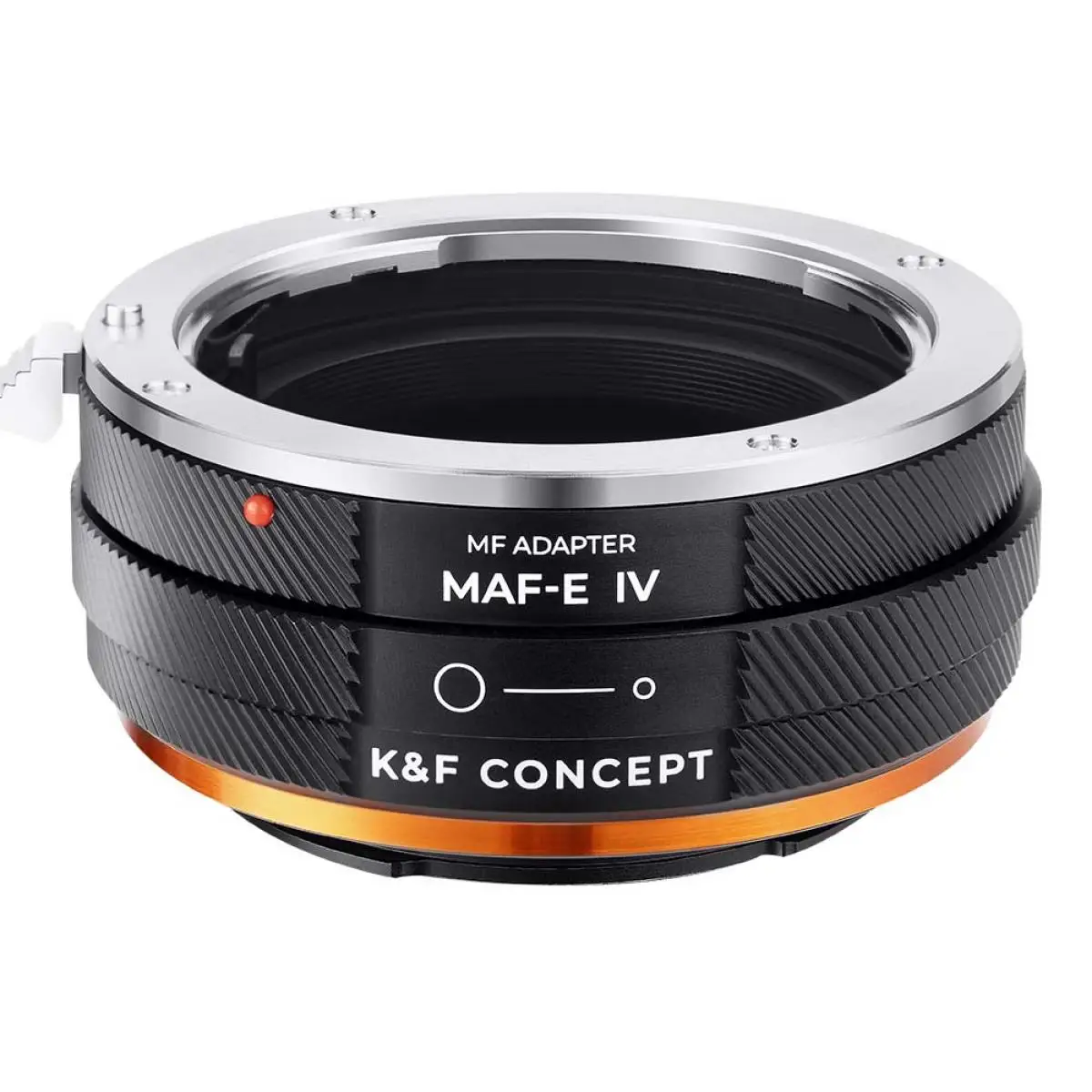 K & F Concept Maf-E Iv Pro Sony Alpha A E Minolta Af Lens Mount Per Sony E Camera Body Adapter Ring Con Lacca Opaca
