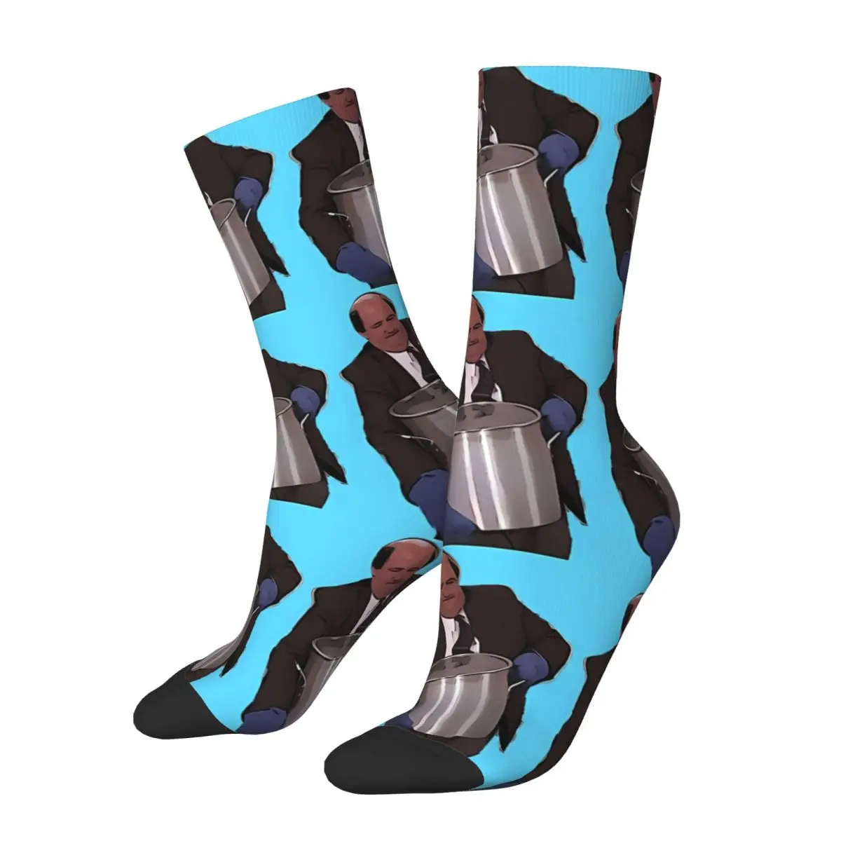 Binging With Babish Blue Kevin Famous Chili Kawaii Socks Gym Cartoon Pattern Socks