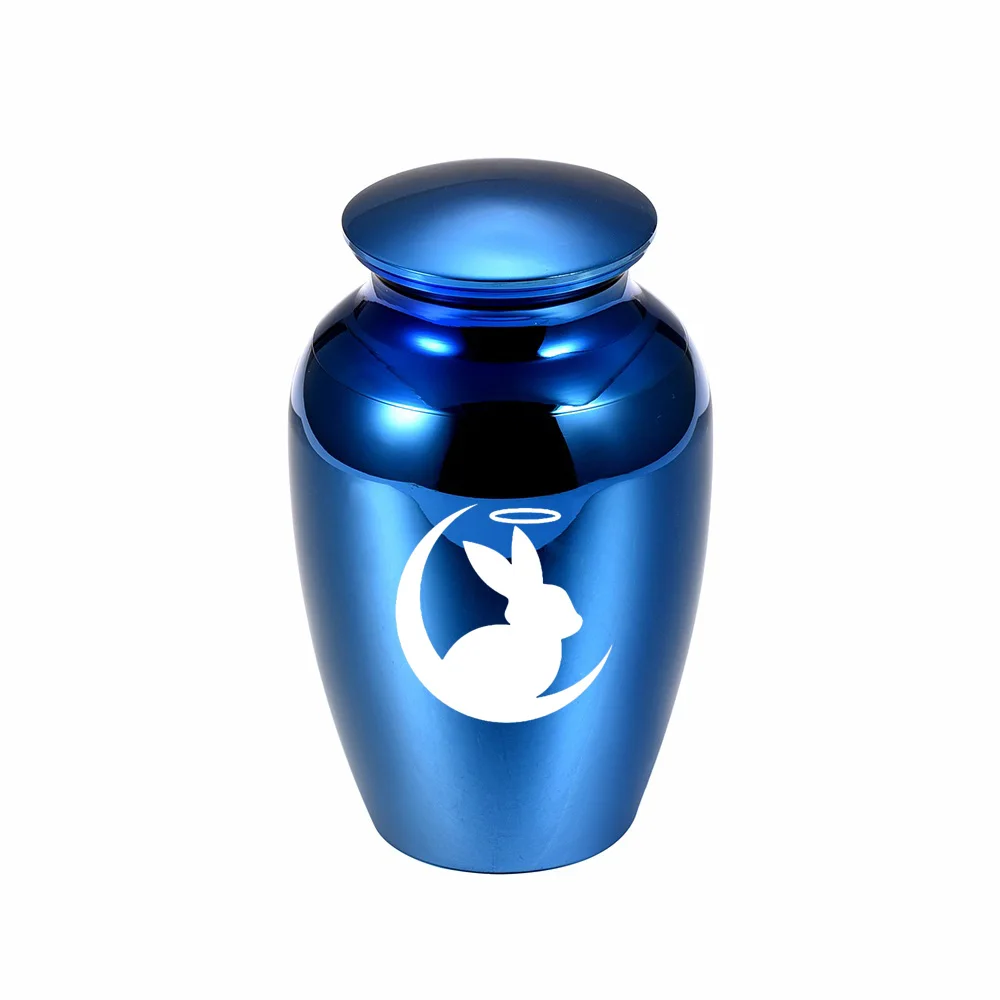 Simpatico Coniglio Cremazione Urne Per Ceneri Umane Ti Amo Fino Alla Luna E Indietro Urne Ricordo Pet Decorazioni Funebre Vaso Grande