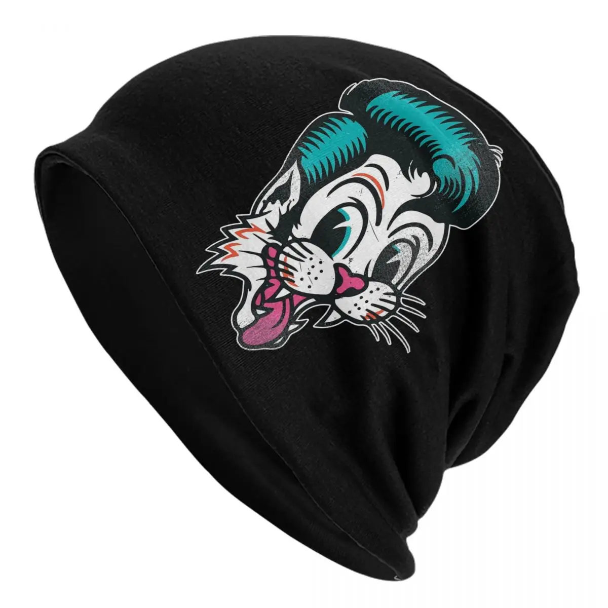 Stray Cats Rock Band American Vintage Skullies Berretti Cappello Stray Cats Spring Uomo Donna Outdoor Caps Warm Dual-Use Bonnet Hats