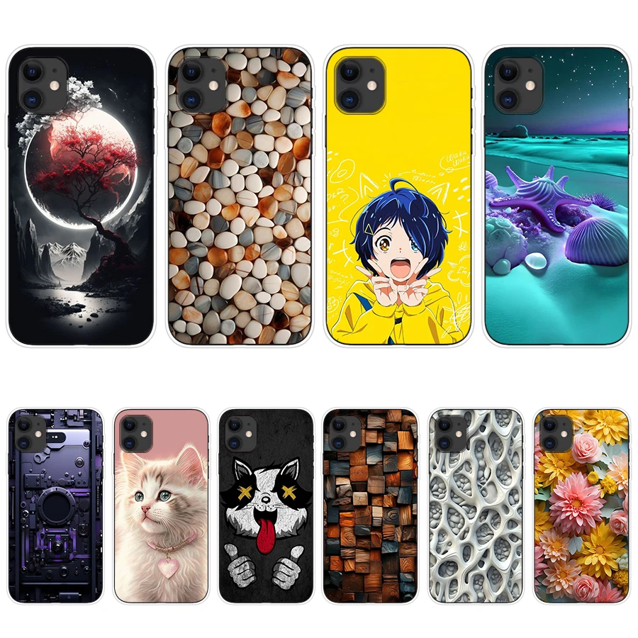 Custodia Per Telefono Con Cover In Tpu In Silicone Morbido S4 Colorato Per Iphone 11