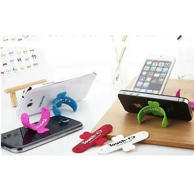 Supporto Per Iphone Silicone 4S 5 5S Samsung Galaxy S4 S5 Stand One Touch H 79S0151 Inviato Dall'Italia