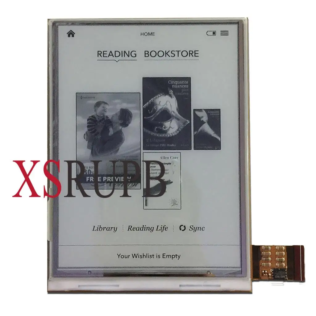 Display Lcd E-Ink Da 6 "100% * 1024 Originale Al 758 Per Lettore Di Libri Tascabili 1 Lettore Di Ebook Spedizione Gratuita
