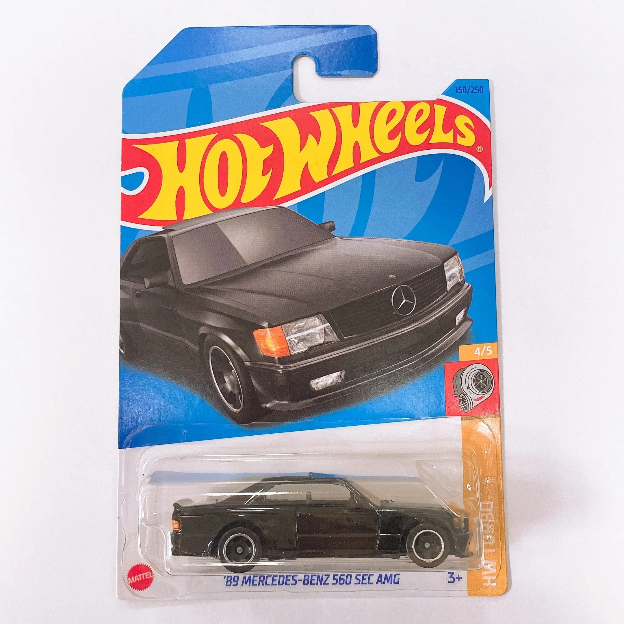 Original Hot Wheels Car 2023 Batch G Black 89 Mercedes-Benz 560 Sec Amg No.150 Modelli In Lega Veicoli Giocattolo Per Bambini Pressofuso