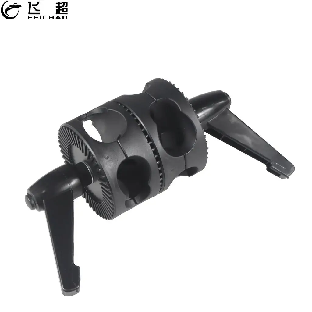 Universal Holder Grip Head Clamp Bracket Led Light Mount Holder Dual Swivel Angle Arm Support For Boom Photo Studio Accessories