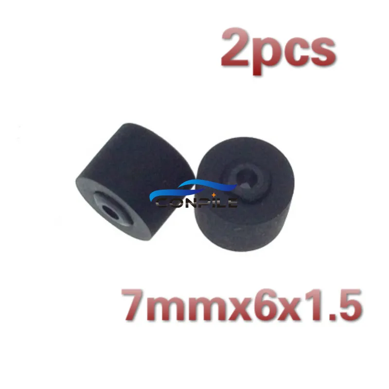 2 Pz 7 Mmx6X1.5 Pinch Roller Per Sony Cassette Deck Registratore A Nastro Lettore Stereo Walkman Wm-506 Wm-600 Wm-Gx77 Wm-Fx85 Wm-Ex85