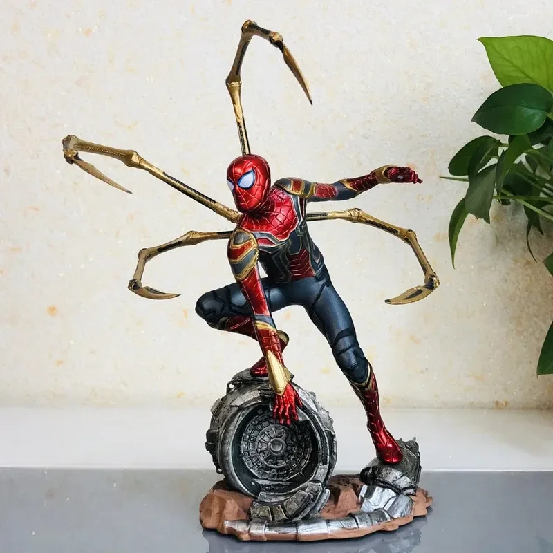28Cm Anime Spider Man Action Figure Eroic Expedition Venom Spiderman Figurine Model Collec Room Decoration Ornament Toys Gifts