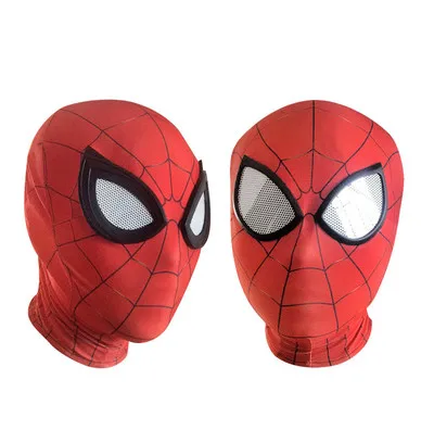 Supereroe Spider Masks Man In Spiderman Verse Miles Morales Mask Cosplay Peter Parker Zentai Spider Helmet Man Homecoming