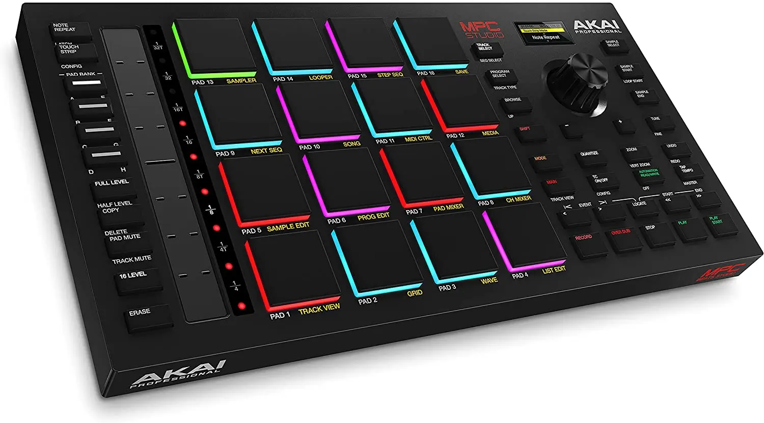 Akai Professional Mpc Studio Midi Controller Beat Maker Con 16 Cuscinetti Rgb Sensibili Alla Velocità, Software Completo Mpc 2, Tou Inseribile