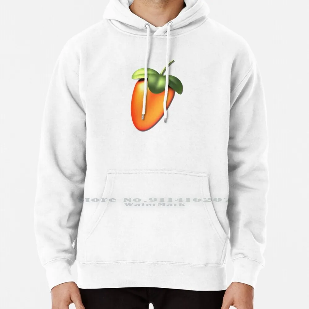 Fl Studio Logo Felpa Con Cappuccio Maglione 6Xl Cotone Fl Studio Fruity Loops Abeton Produttore Musicale Produzione Musicale Mpc Edm Hip Hop Doppistep