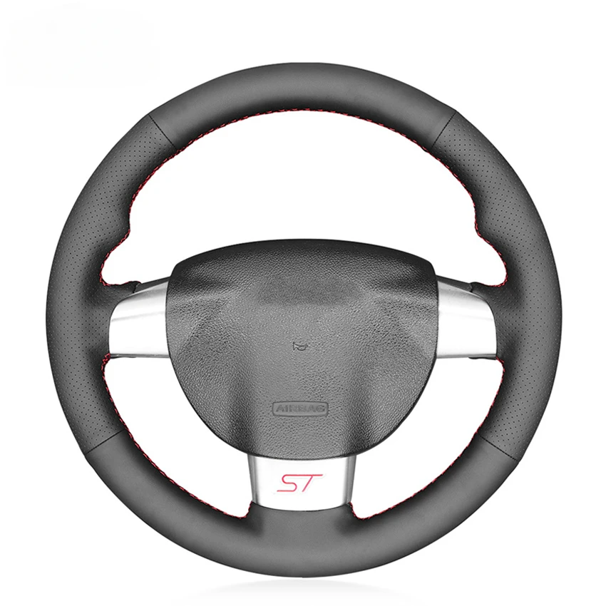 Coprivolante Per Auto In Ecopelle Nera Per Ford Focus St 2005-2010 Focus Rs 2005-2011 Focus 3 2005 2006 2007 2008 2009 2010