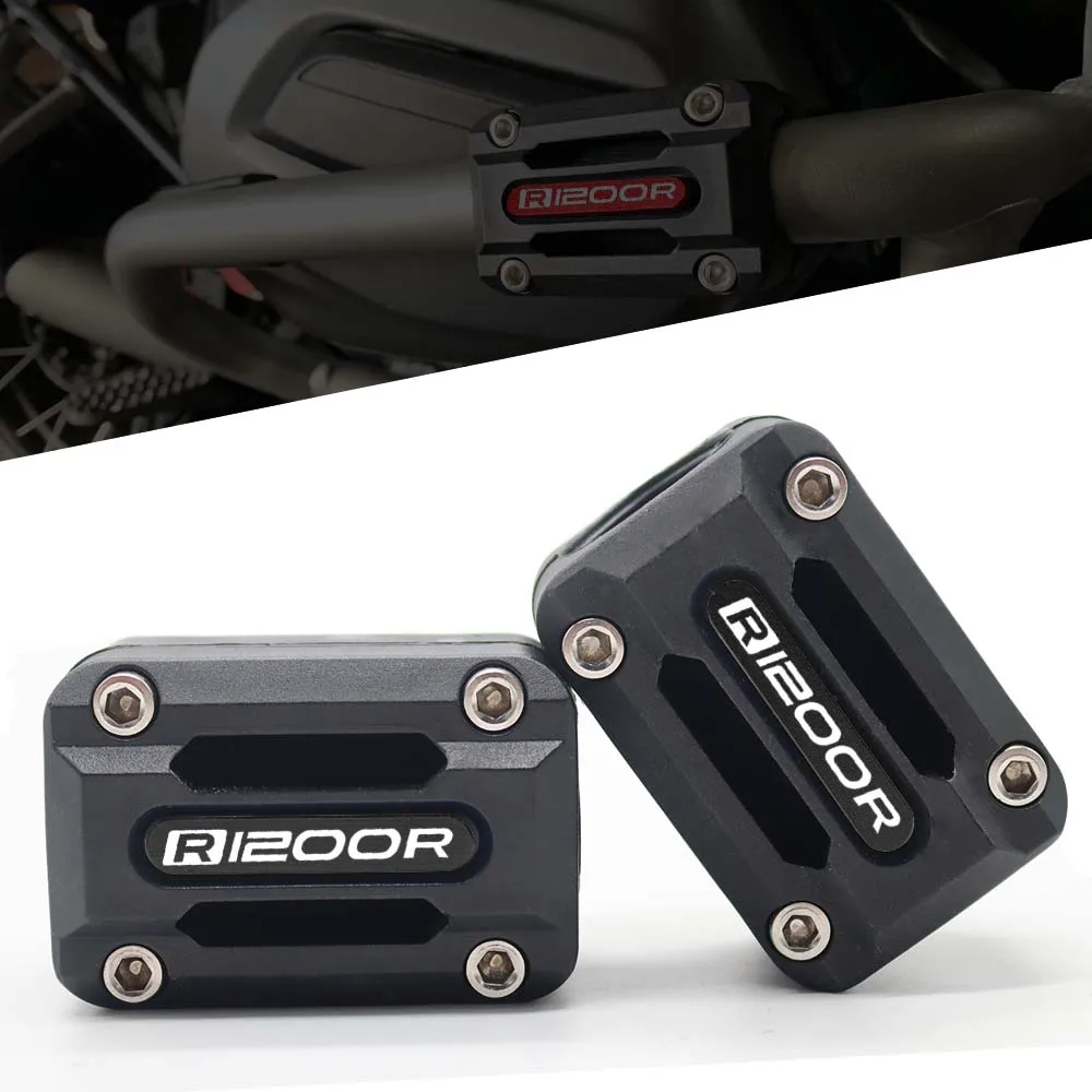 Per Bmw R1200R R 1200R 1200 R 2006- 2010 22/25/28Mm Blocco Di Protezione Decorativo Per Paraurti Di Protezione Del Motore Del Motociclo