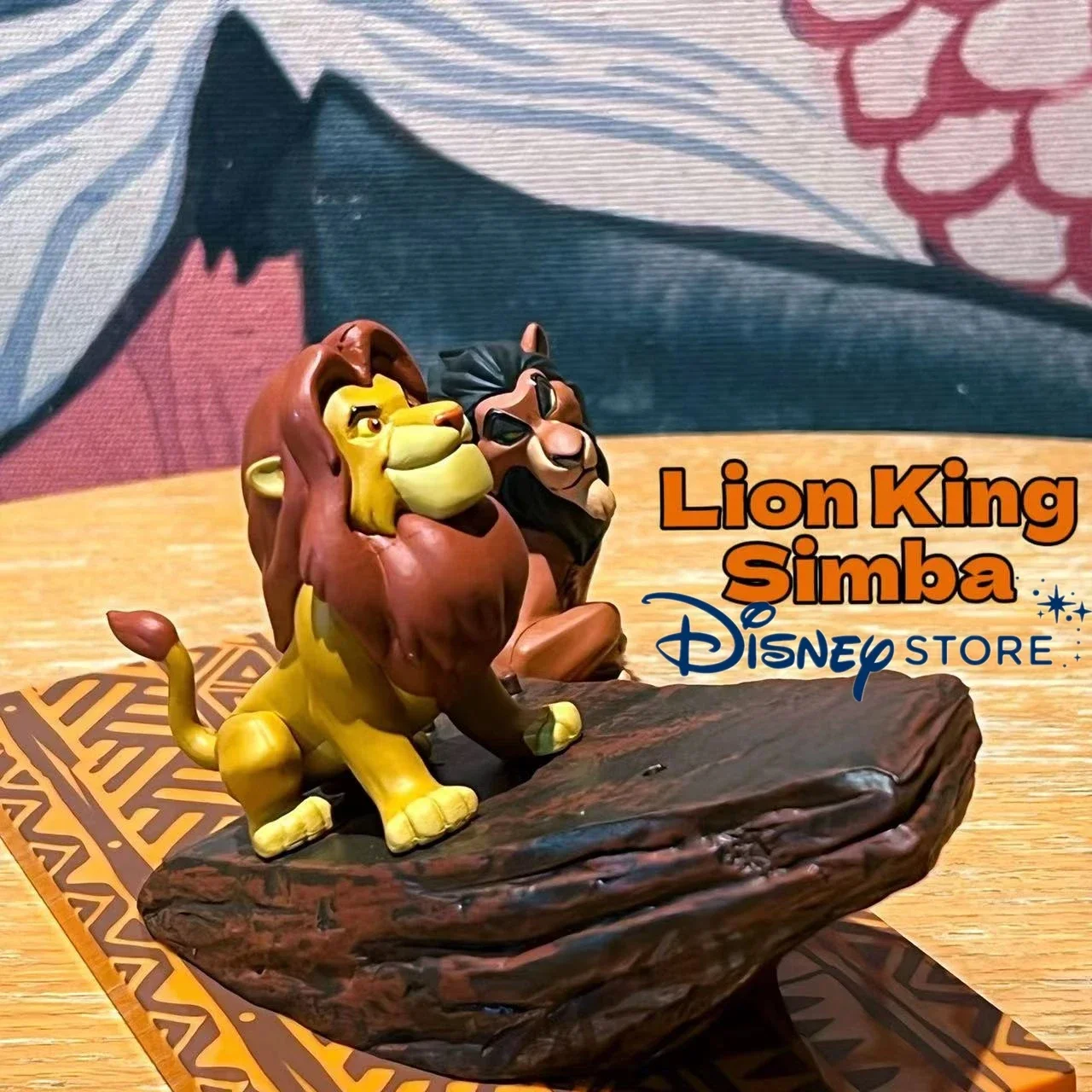 Disney Original The Lion King Classic Kawaii Anime Pumbaa Simba Mufasa Scar Figure Statue Model Collection Classici Giocattoli Regali