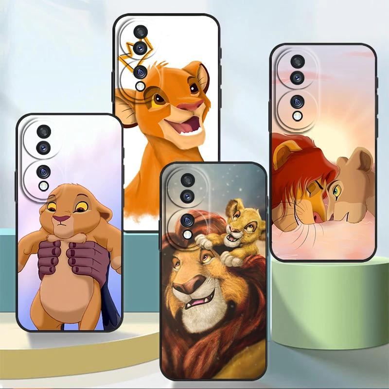 Lion King Simba Baby For Honor 80 70 60 50 30 20 20 10 9 9X 9A 9C X8 Pro Plus Lite 4G 5G Custodia Morbida In Silicone Nero Fundas