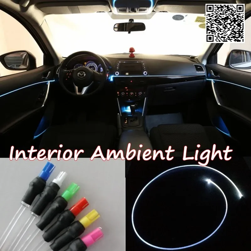 Per Renault Latitude L70 Talisman Car Interior Ambient Light Panel Lighting Car All'Interno Cool Strip Light Fibra Ottica Band