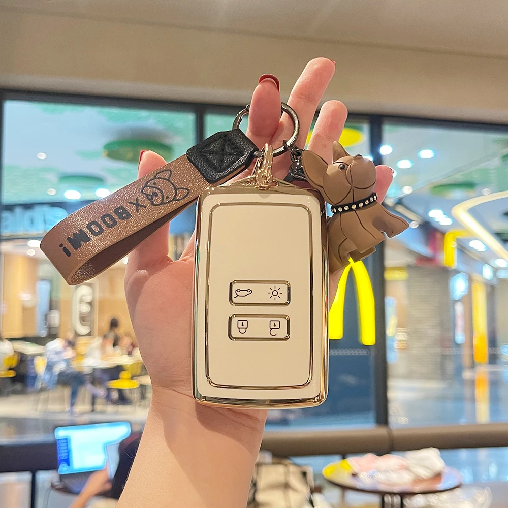 Tpu Car Key Case Cover Per Renault Captur 2022 Per Renault Koleos Kadjar Clio Megane Talisman Espace Scenic Dacia Sandero Arkana