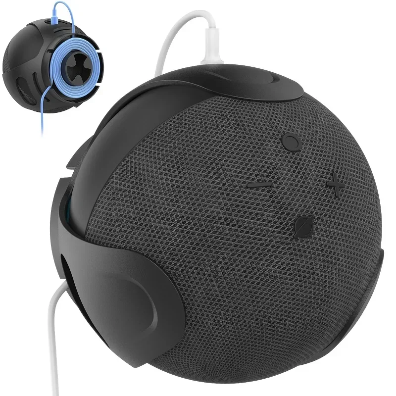 Sound Box Robusto Punch Supporto Per Montaggio A Parete Subwoofer Power Line Storage Organizer Per Alexa Echo Dot 4 Smart Speaker