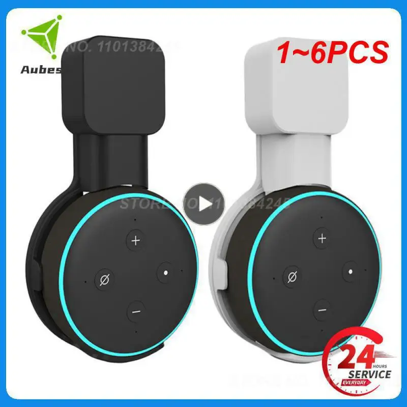 1 ~ 6Pcs Presa Supporto Da Tavolo Per Montaggio A Parete Gancio Per Amazon Alexa Echo Dot 3A Generazione Funziona Con Amazon Echo Dot 3, Custodia Per 