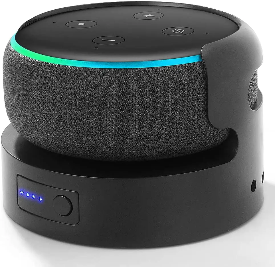 Base Della Batteria Per Echo Dot 3Rd Gen Base Della Batteria Caricabatterie Portatile Power Bank Per Echo Dot 3 Alexa Speaker 8 Ore Di Riproduzione