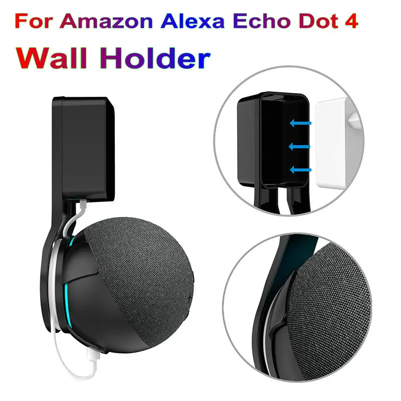 Supporto Per Montaggio A Parete Echo Dot 4 Compatibile Con Alexa Echo Dot Kit Staffa Di Quarta Generazione Per Accessorio Per Strumento Di Supporto Pe