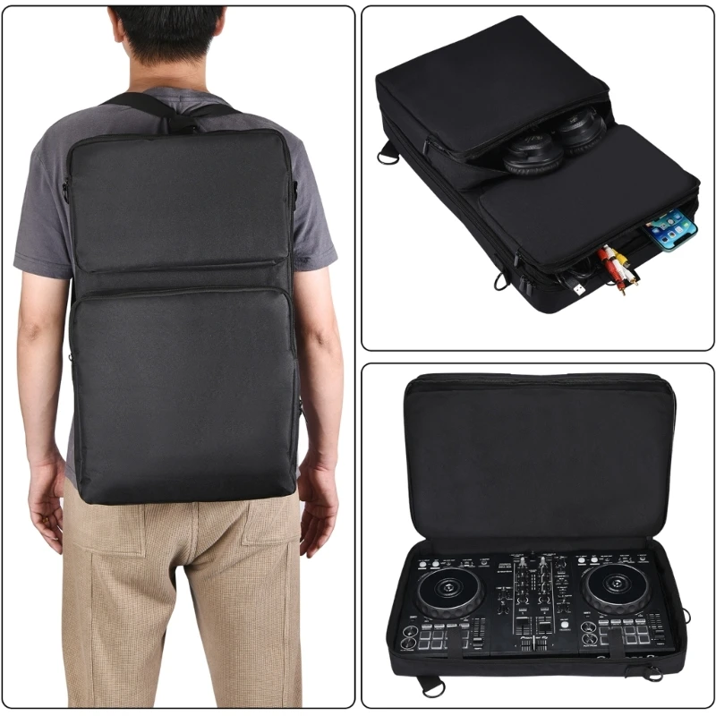 Custodia Da Trasporto Per Controller Dj Per Controller Dj Ddj-400 Nera Con Cinghia