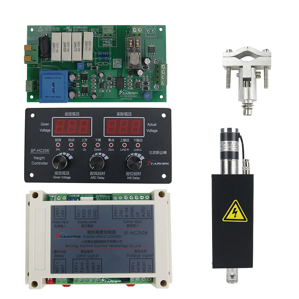 Controller Altezza Torcia Taglio Plasma Cnc Thc Sf-Hc25K Sf-Hc25G Con Sollevatore Thc Jykb-100-Dc24V-T3