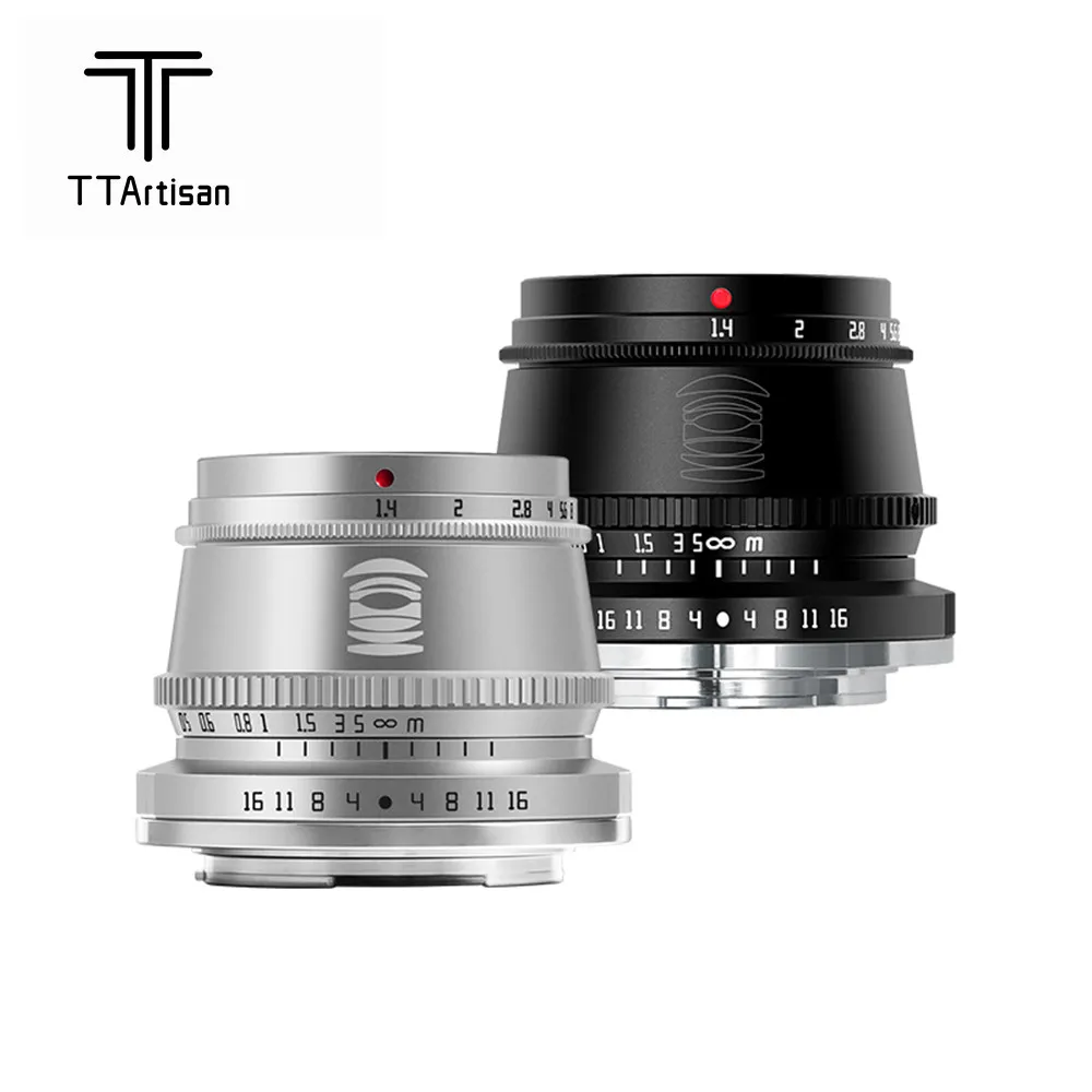 Ttartisan 35Mm F1.4 Aps-C Prime Lens Per Sony E Mount Fujifilm Xf Canon M Leica L Nikon Z Panasonic Olympus M43 Obiettivo Della Fotocamera