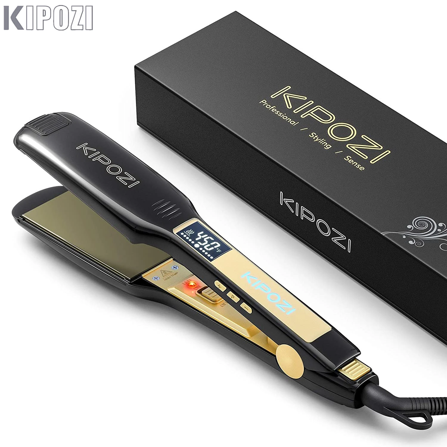 Kipozi Piastra Per Capelli Ferro Da Stiro Tormalina Piastra Per Capelli Professionale In Ceramica Culer Salon Steam Hair Iron Hair Care