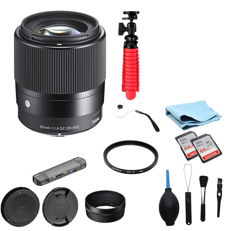 Sigma 30Mm F1.4 Obiettivo Dc Dn Contemporaneo 30Mm 1.4 Obiettivo Per Sony E Canon Ef-M Fujifilm X Mount