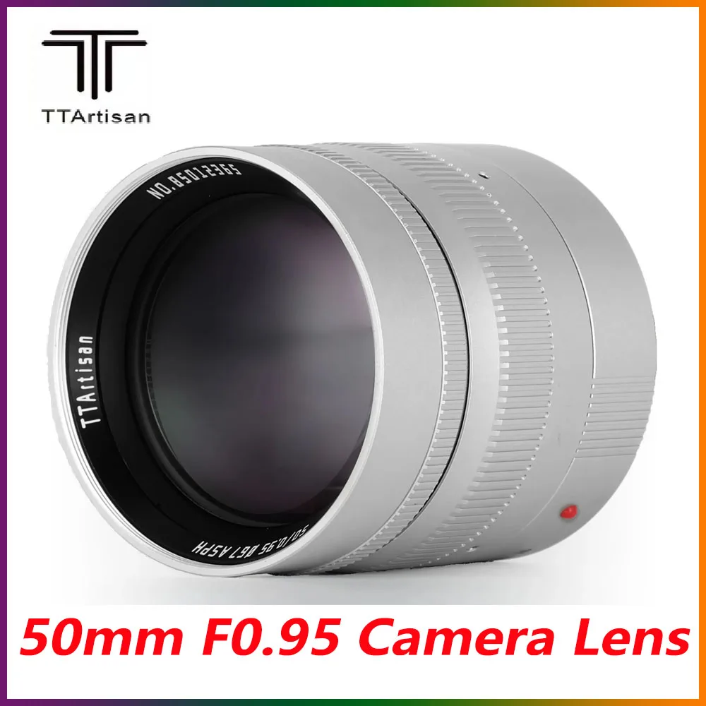 Ttartisan 50Mm F0.95 Obiettivo Della Fotocamera Full Fame Obiettivo Di Messa A Fuoco Manuale Per Fotocamera Leica M Mount Leica M-M M240 M3 M6 M7 M8 M