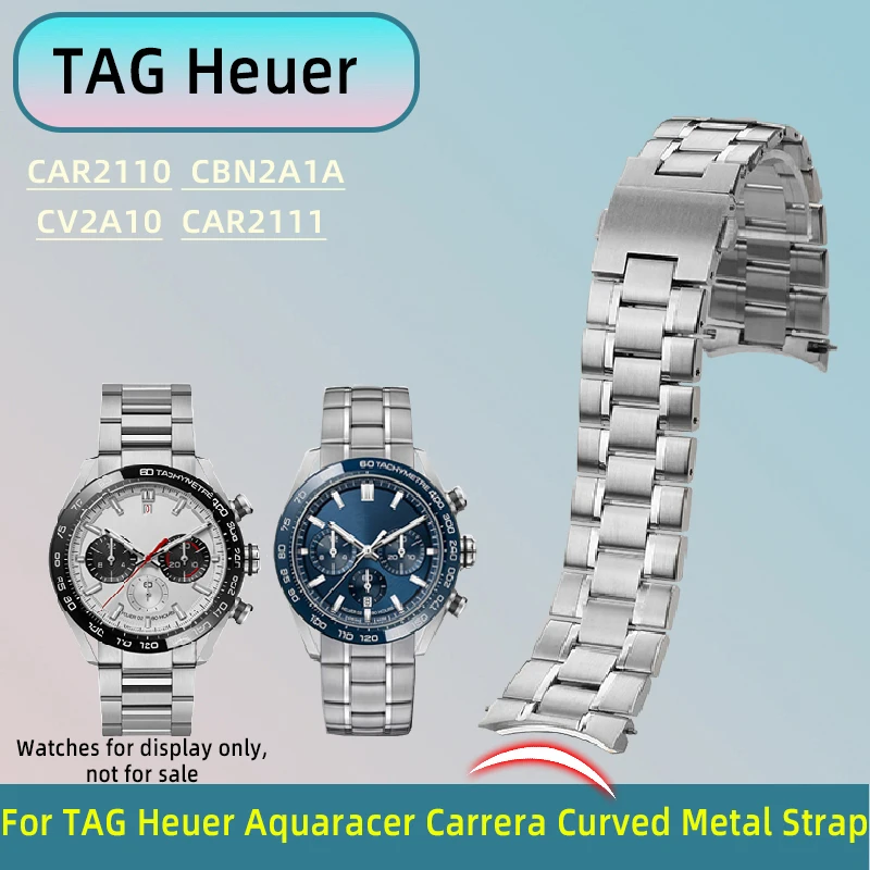 Cinturino Per Orologio In Metallo Di Alta Qualità Per Tag Heuer Aquaracer Seriescar2110 Cbn2A1A Cv2A10 Car2111 Cinturino Per Orologio Da Uomo Con Cate