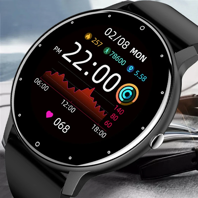 Smart Watch Da Uomo Full Touch Screen Digital Fitness Tracker Ip68 Smartwatch Sportivo Impermeabile Per Donna Xiaomi Huawei Phones 2023
