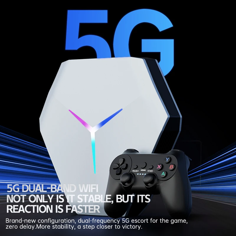 X10 Mech Retro Tv Console Di Gioco 4K 8K Console Android 5G Wifi Rpg Android Tv Box Gaming Android 128G Costruito In 10300 Giochi