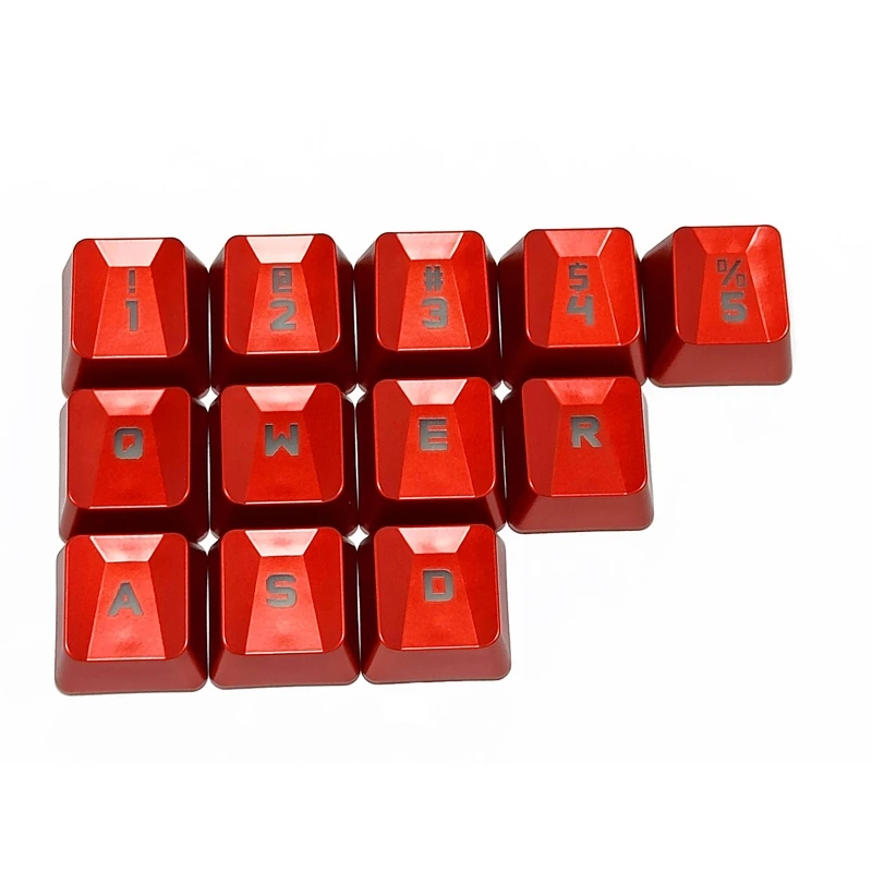 12 Pz Retroilluminato Keycap Bump Key Per Logitech G413 G910 G810 G310 G613 K840 Romer-G Switch Tastiera Meccanica Keycap