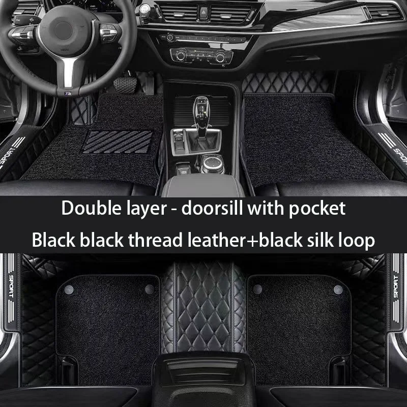 Tappetini Personalizzati Ruo Automobile Adatti Per Volkswagen Id.4 Crzz, Volkswagen Id.6 Crzz, Volkswagen T-Roc, Volkswagen Bora