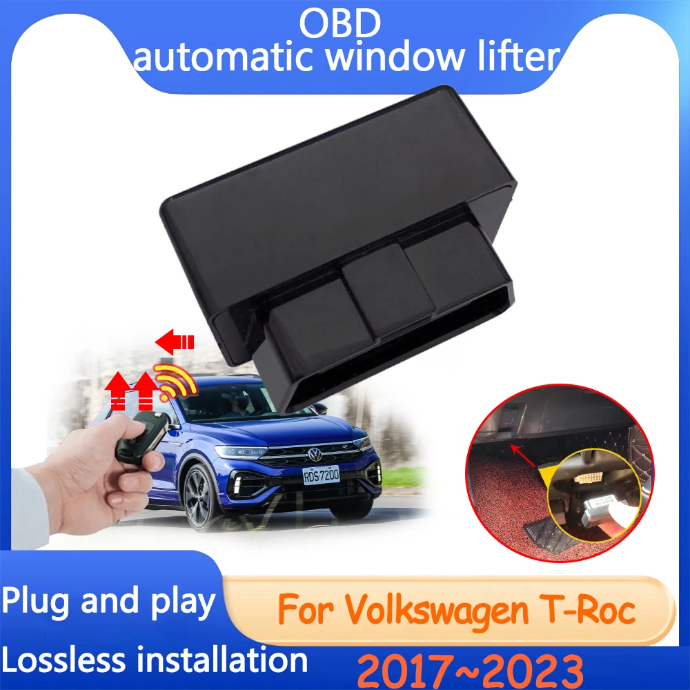 Auto Obd Alzacristalli Per Volkswagen Vw T-Roc Troc T Roc 2019 2017 ~ 2023 Accessori Tuning Automatic Close Sunroof Modifica