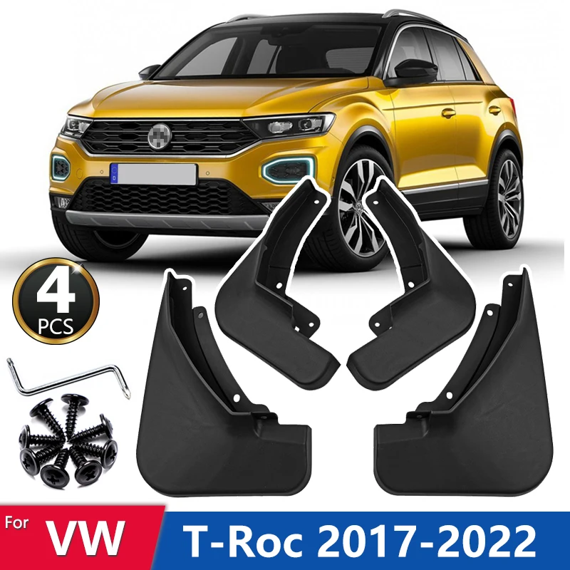 Per Volkswagen T-Roc Vw T Roc Troc 2017 2018 2019 2020 2021 2022 A11 Ac7 Mud Flaps Splash Parafanghi Fender Guard Accessori Auto