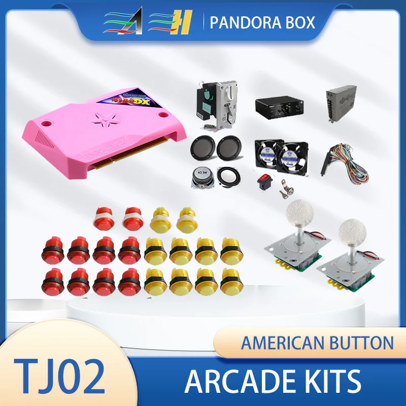 Terminale Arcade Kit Completo Schede Pandora 5018 Giochi Jamma Kit Con Alimentatore Altoparlante Gettoniera