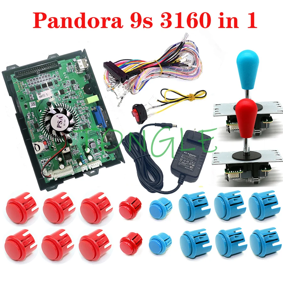 4260 In 1 Pandora'S 9S Box Arcade Multigame Board Pandora Psa Motherboard 16 * 3D Home Version 3 4 Player Games Vga Hdmi Output