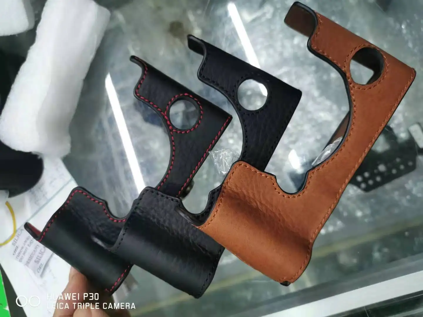 Borsa Per Fotocamera In Vera Pelle Mezza Borsa Per Fujifilm Xt3 Xt3 Fuji X-T3 Borsa Per Fotocamera Fatta A Mano