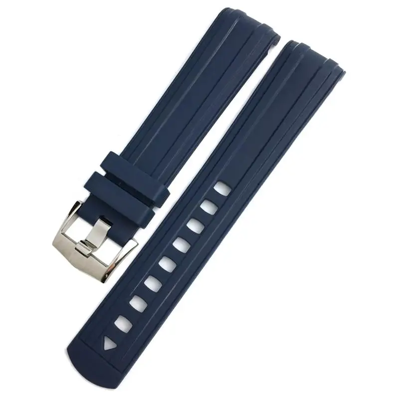 Pcavo 19Mm 20Mm 21Mm Cinturino In Silicone In Gomma Morbida Cinturino Per Omega Strap 300 Speedmaster Ocean Bracciale Accessori