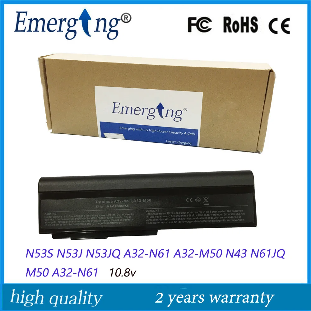 9 Celle Nuova Batteria Per Laptop Per Asus N53S N53J N53Jq A32-N61 A32-M50 N43 N61Jq M50 A32-N61