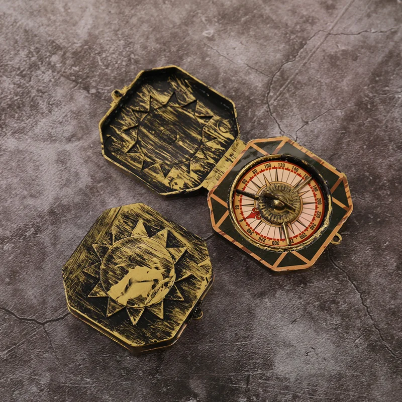 1 Pz Vintage Hallowmas Party Fancy Toy Compass Per La Decorazione Giocattolo Bussola Regalo Bambini Mini Bussola