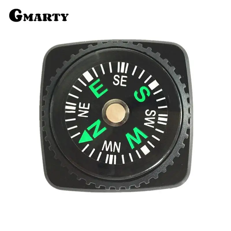 1Pc Mini Watch Strap Button Compass Per Paracord Bracciale Survival Mini Pocket Compass Escursionismo All'Aperto Accessori Da Campeggio